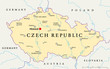 Czech Republic Political Map