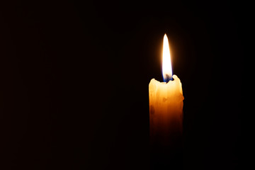 candle in the dark