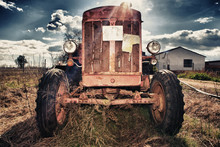 Rusty Vintage Tractor