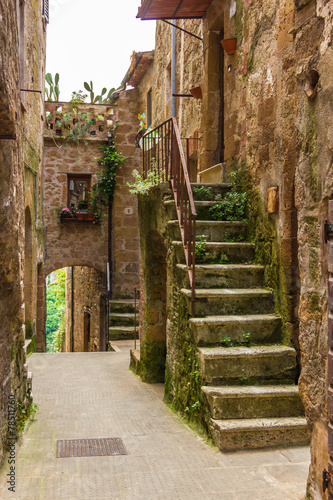 Naklejka na drzwi Pitigliano city Tuscany Italy
