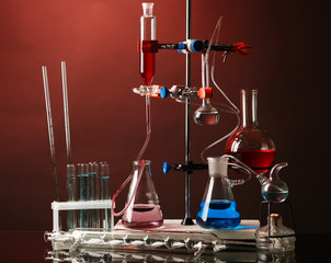 Fixed laboratory glassware