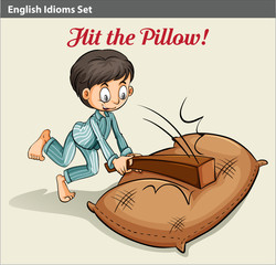 Poster - Hitting the pillow