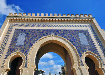 The blue gate, Fes