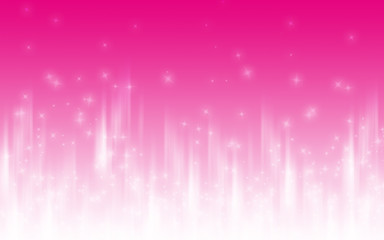 Wall Mural - background abstract pink white with glowing stars