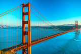 Fototapeta Zachód słońca - Golden Gate, San Francisco, California, USA.