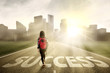 © Creativa Images - Student walking on the success way
