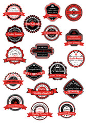 Wall Mural - Various labels for premium quality designs