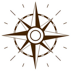 Wind rose icon