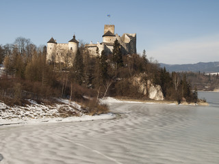 Sticker - Niedzica Castle at Czorsztyn Lake in Poland