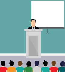 Wall Mural - Business presentation