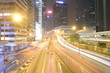 Long exposure night shot, Hong Kong, China