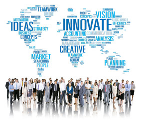 Poster - Innovation Inspiration Creativity Progress Innovate Concept