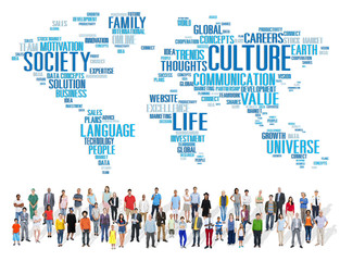 Wall Mural - Culture Community Ideology Society Principle Concept