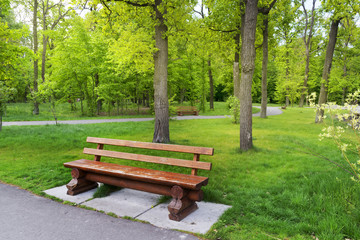 Canvas Print - Old bench