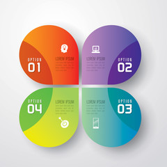 Abstract 3D digital illustration Infographic.