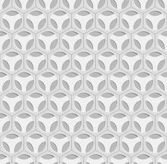 Wall Mural - Seamless Gray Ornate Pattern