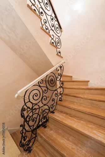 Naklejka - mata magnetyczna na lodówkę Staircase modern interior