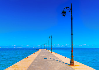 Wall Mural - pier becide the main port of Kos island in Greece