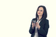 © tutye - lovely young woman enjoying music using headphones