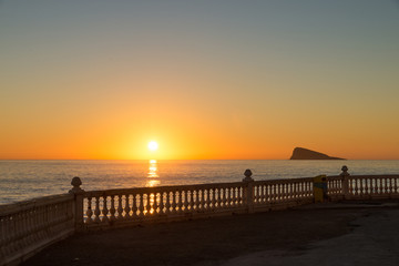 Wall Mural - Mediterranean sunrise