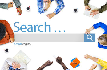 Poster - Search Browse Find Internet Search Engine Concept