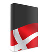 Denmark book cover flag black
