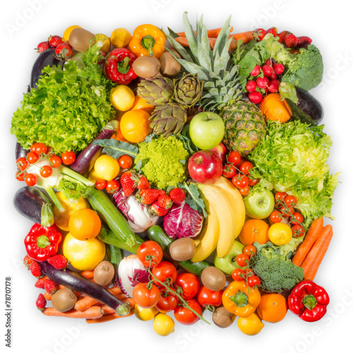 Plakat na zamówienie frutta e verdura globale