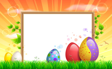 Wall Mural - Easter card