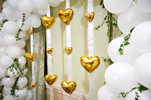Beautiful Balloons Hearts In Wedding