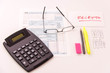 © Casey E Martin - Tax preparation supplies, reading glasses and tax forms