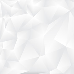 Poster - Vector background with white triangles