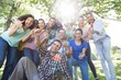 © WavebreakMediaMicro - Happy friends in the park