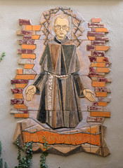 Wall Mural - Saint Maximilian Kolbe, Mariahilf church in Graz, Austria 