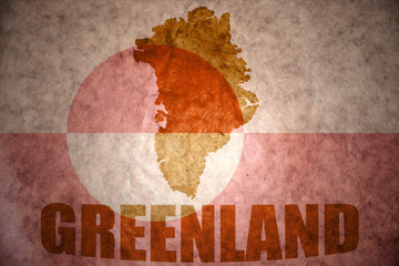 vintage greenland map