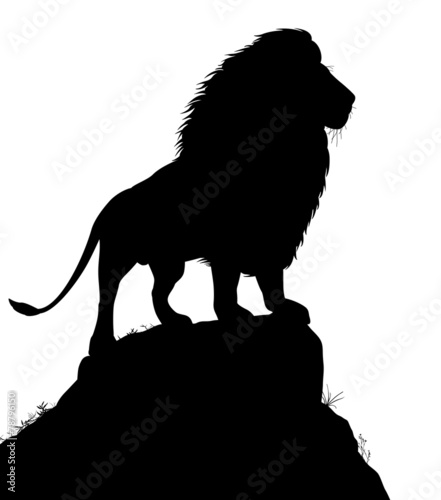 Dekoracja na wymiar  majestatyczny-lew