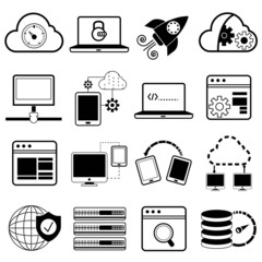 Poster - network icons