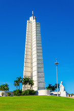 Jose Marti Memorial Located On Main Street Of Havana, Cuba