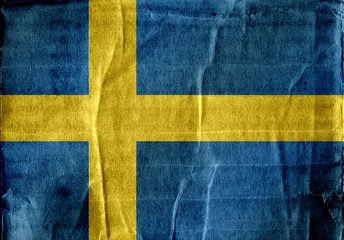 Poster - Sweden Flag themes idea design in  illustration