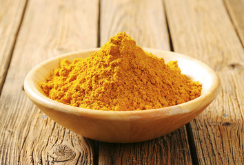 Canvas Print - Heap of curry powder