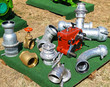 Metal parts of an agricultural machinery