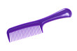 purple plastic comb