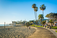 Main Beach Park, In Laguna Beach, California.