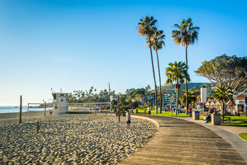 Poster - Main Beach Park, in Laguna Beach, California.