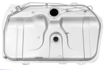 the fuel tank of a vehicle on a white background