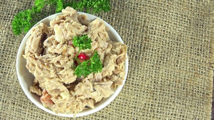 Wall Mural - Tuna Salad (not loopable)