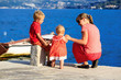 © nadezhda1906 - mother with kids on sea vacation