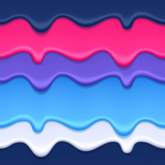 Wall Mural - Colorful drips abstract background.