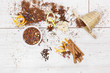 Rooibos tea. Dried Rooibos tea and ingredients