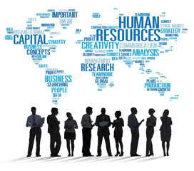 Wall Mural - Human Resources Career Jobs Occupation Employment Concept