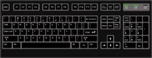 Keyboard Flat Style In Vector